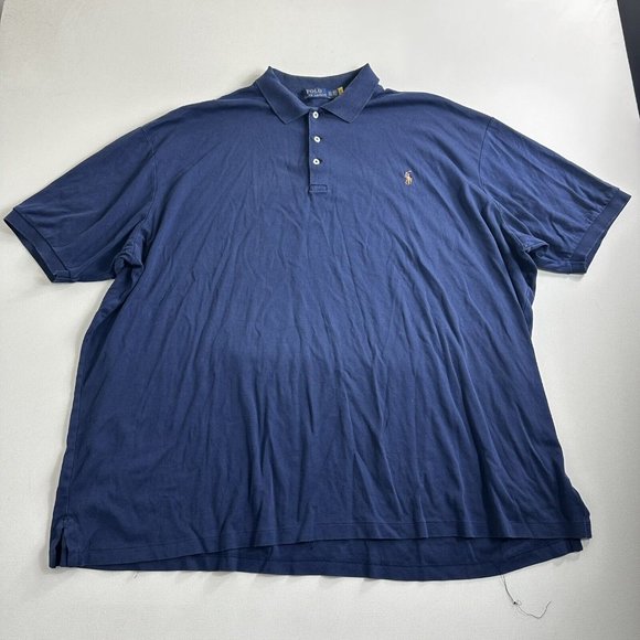 Polo Ralph Lauren Other - Polo Ralph Lauren Polo Shirt Short Sleeve Blue Men’s Size 4XLT Preppy Casual